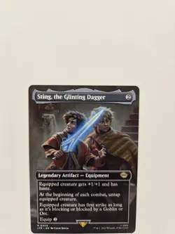 Sting, the Glinting Dagger LTR 409 Borderless Rare Tales of Middle Earth MTG Reg - Image 3