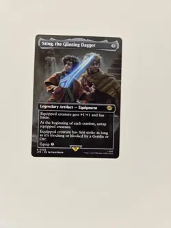 Sting, the Glinting Dagger LTR 409 Borderless Rare Tales of Middle Earth MTG Reg - Image 4