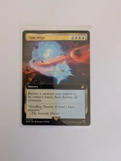 MtG Time Wipe Doctor Who Magic Gathering NM/M - Image 4