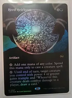 Mtg - Herd Heirloom *Foil Borderless* - Image 1