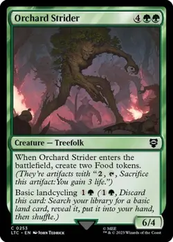 Orchard Strider - NM - Lord of the Rings Commander LTC MTG - Image 1