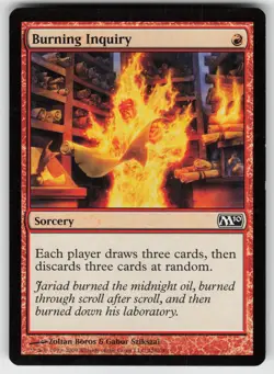 MTG Magic 2010 (M10) #128 Burning Inquiry Lightly played tcg - Image 1