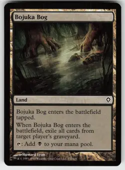 MTG Worldwake #132 Bojuka Bog Lightly played tcg - Image 1