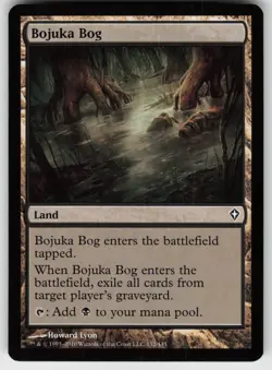 MTG Worldwake #132 Bojuka Bog Lightly played tcg - Image 1