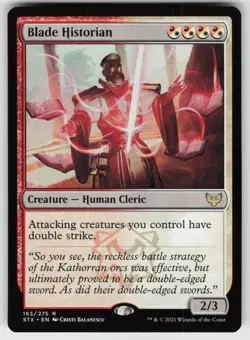 MTG Strixhaven: School of Mages #165 Blade Historian Lightly played tcg - Image 1