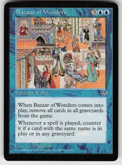 MTG Mirage # Bazaar of Wonders Lightly played tcg - Image 1