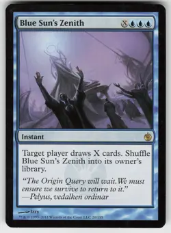 MTG Mirrodin Besieged #20 Blue Sun's Zenith Lightly played tcg - Image 1