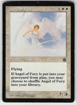 MTG Portal Second Age # Angel of Fury Lightly played tcg - Image 1