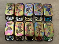 *Empty* Pokemon 151 Mini Tin Set - Includes Art and Coins. No Packs! - Image 1