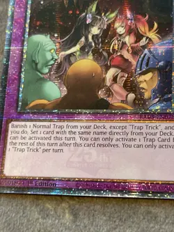 Yugioh 2x Trap Trick Quarter Century Secret RA03-EN078 1st Ed NM - Image 3