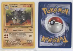 Rhydon Pokemon Jungle #45 1999 e9b - Image 3