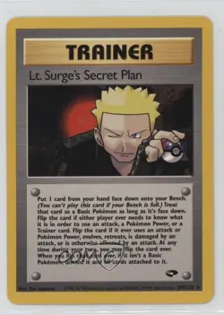 Lt Surge's Secret Plan Pokemon Gym Challenge #107 2000 e9b - Image 1