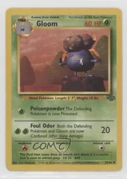 Gloom Pokemon Jungle #37 1999 e9b - Image 1