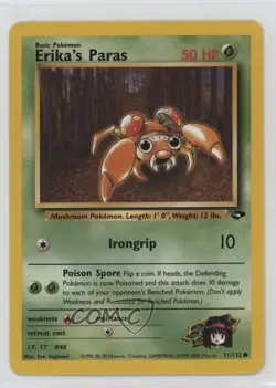 Erika's Paras Pokemon Gym Challenge #71 2000 e9b - Image 1