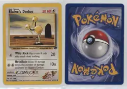 Blaine's Doduo Pokemon Gym Challenge #61 2000 e9b - Image 3