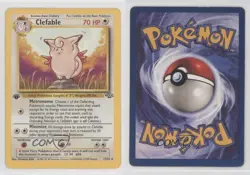 Clefable 1st Ed. Pokemon Jungle #17 1999 e9b - Image 3