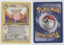 Clefable 1st Ed. Pokemon Jungle #17 1999 e9b - Image 3