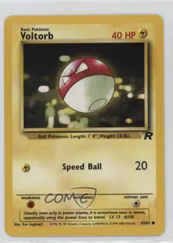Voltorb Pokemon Team Rocket #69 2000 e9b - Image 1