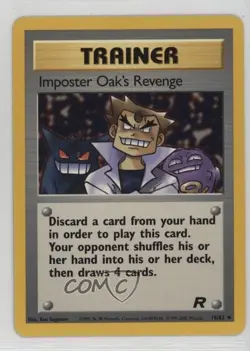 Impostor Oak's Revenge Pokemon Team Rocket #76 2000 e9b - Image 1