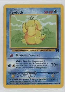 Psyduck Pokemon Team Rocket #65 2000 e9b - Image 1