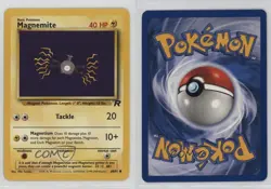Magnemite Pokemon Team Rocket #60 2000 e9b - Image 3