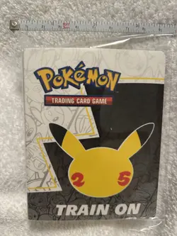 Celebrations Mini Binder - Pokemon 25th Anniversary ft Pikachu Holds 60 Cards - Image 1