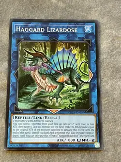 Yugioh Haggard Lizardose Super OP28-EN009 Super Pack Fresh - Image 1