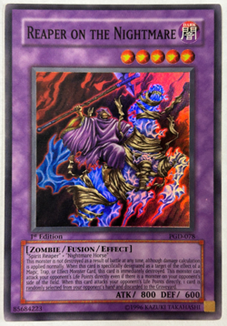 Yugioh PGD-078 Reaper On The Nightmare 1st Ed. Vintage Original NM-read - Image 1