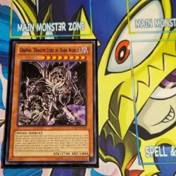 Yugioh Grapha, Dragon Lord of Dark World Blue Lettering DL18-EN006 NM - Image 2