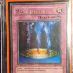 Yugioh Magic Jammer Ultra Rare MRD-128 Near Mint (NM) Faded - Image 2