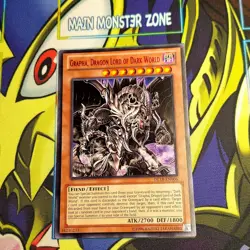 Yugioh Grapha, Dragon Lord of Dark World Red Lettering DL18-EN006 Near Mint (NM) - Image 2