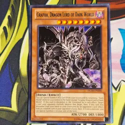 Yugioh Grapha, Dragon Lord of Dark World Green Lettering DL18-EN006 NM - Image 3