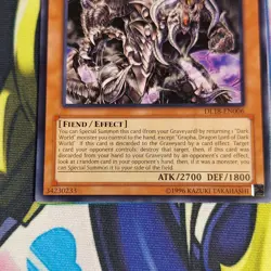 Yugioh Grapha, Dragon Lord of Dark World Green Lettering DL18-EN006 NM - Image 5