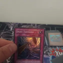 Yugioh Dust Tornado PSV-011 Super Rare Holo Bleed Near Mint 1st Ed - Image 3