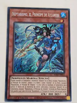 Neptabyss, the Atlantean Prince (V.3 - Secret Rare)●YUGIOH●RA03●SPANISH●E168 - Image 1