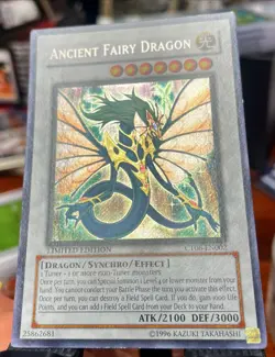 NM+ ⭐ YuGiOh Ancient Fairy Dragon CT06-EN002 Limited Edition Secret Rare - Image 2
