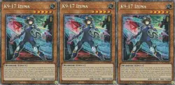 Yugioh JUSH-EN031 K9-17 Izuna X3 Starlight Rare 1st Edition MINT - Image 1