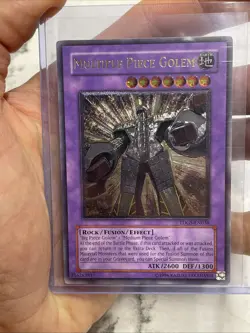 Yugioh Multiple Piece Golem TDGS-EN038 Unlimited Ultra Rare Holo - NM Yugioh! - Image 2