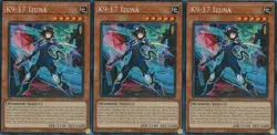 Yugioh JUSH-EN031 K9-17 Izuna X3 Collectors Rare 1st Edition MINT - Image 1