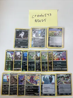 Mid Era Pokemon Card Lot of Dark Energy Cards Common, Uncommon, Rare, Holos - Image 1