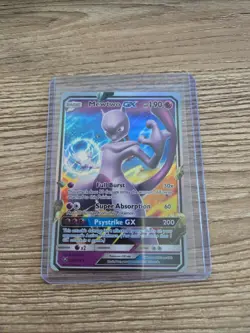 Mewtwo-GX - Ultra Rare Holofoil Pokemon card - Shining Legends set - Image 1