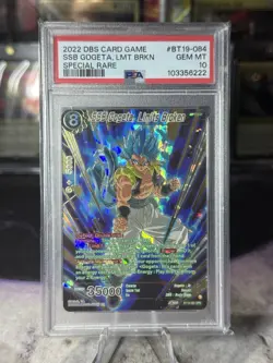 PSA 10 Dragon Ball Super Card Game SSB Gogeta, Limits Broken BT19-084 - Image 1