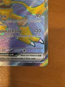 Pokemon TCG English Card Mew 151 Alakazam ex 188/165 Full Art - Image 4
