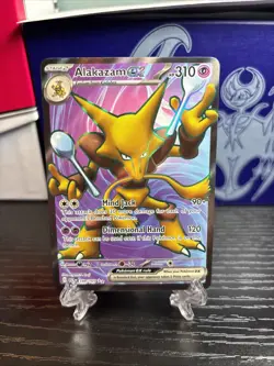 Pokemon TCG English Card Mew 151 Alakazam ex 188/165 Full Art - Image 1