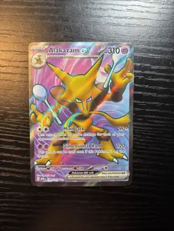 Pokemon TCG English Card Mew 151 Alakazam ex 188/165 Full Art - Image 2