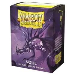 Dragon Shield - Daul Sleeves 100 Box - CCG Card Deck - Soul - AT015062 - Image 1