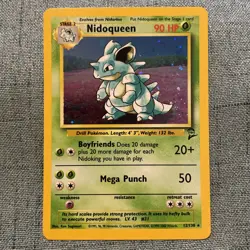 Nidoqueen Holo 12/130 Base Set 1999 Pokemon Card Near Mint - Image 1