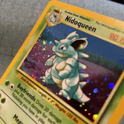 Nidoqueen Holo 12/130 Base Set 1999 Pokemon Card Near Mint - Image 4