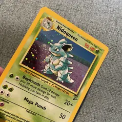 Nidoqueen Holo 12/130 Base Set 1999 Pokemon Card Near Mint - Image 2