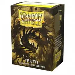 Dragon Shield - Daul Sleeves 100 Box - CCG Card Deck - Truth - AT015060 - Image 1